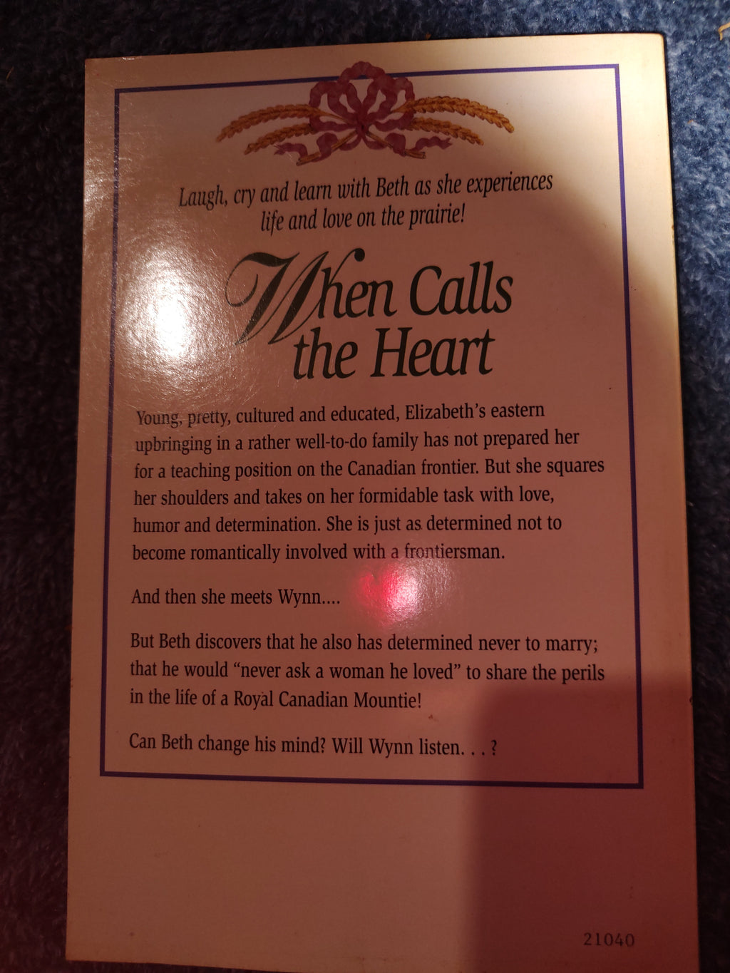 When calls the heart Janette oke