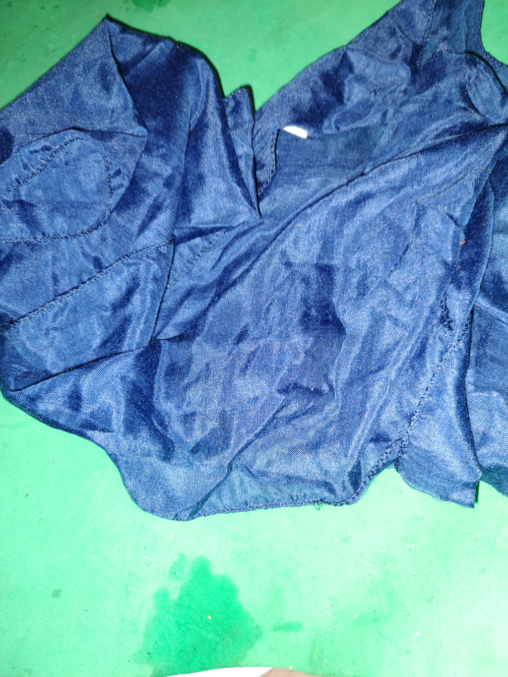 Women dark blue scarf
