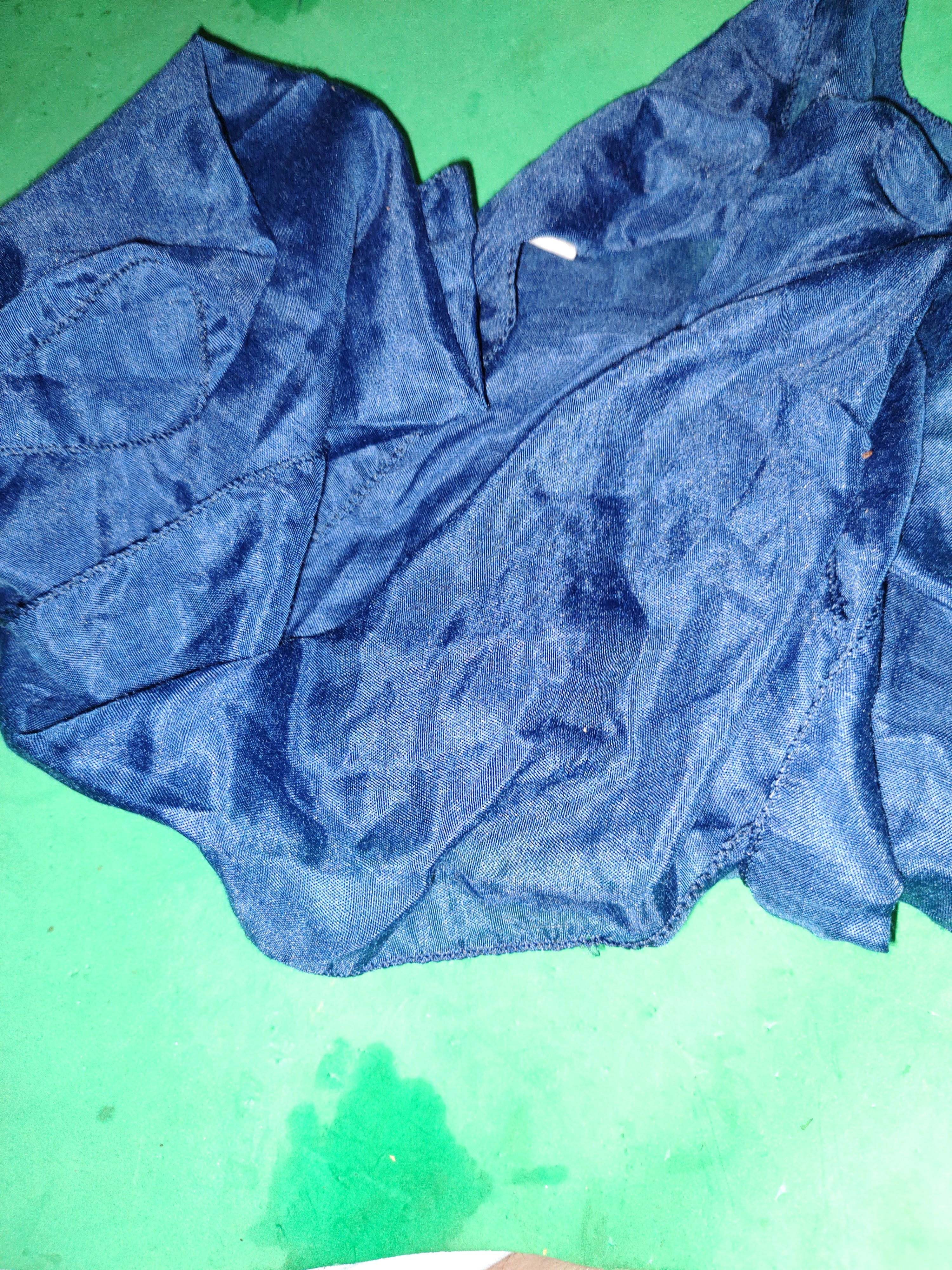 Women dark blue scarf