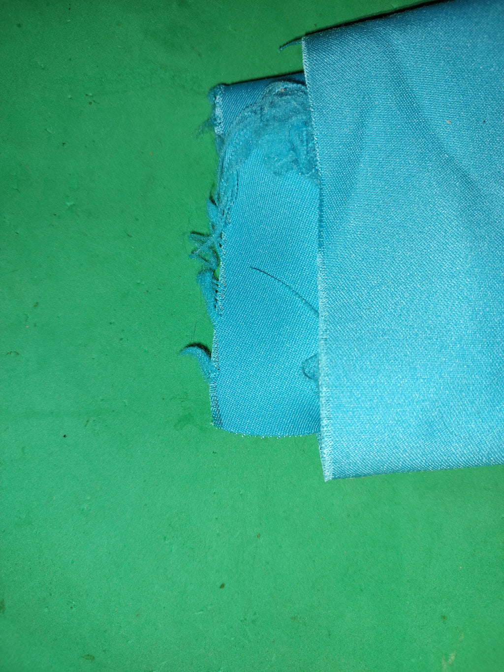 Blue thin fabric