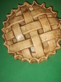 Ceramic pie decor