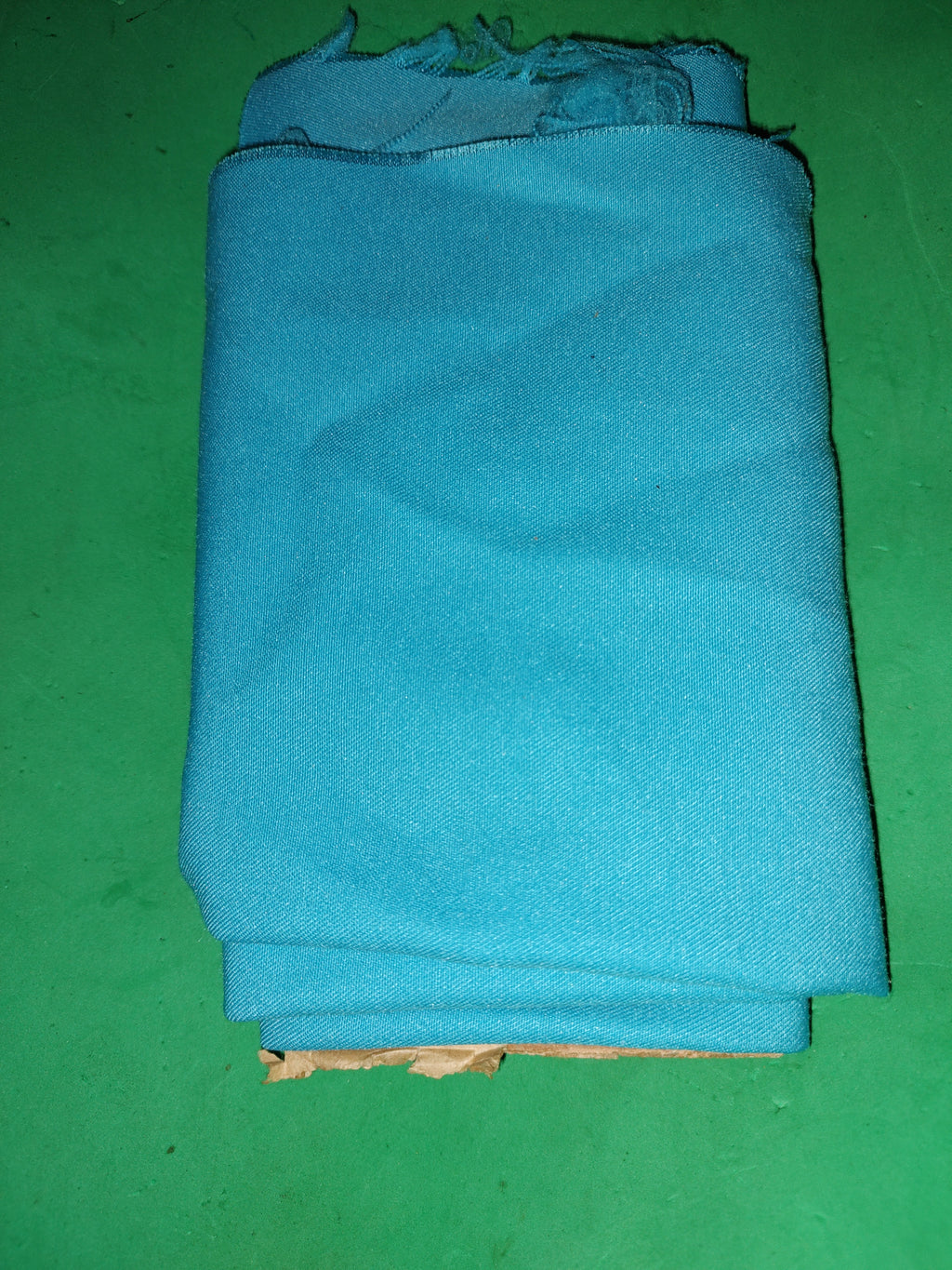 Blue thin fabric