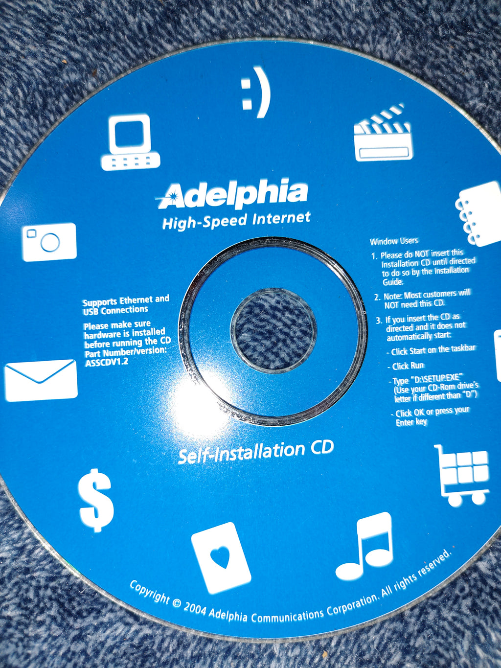 Adelphia install cd