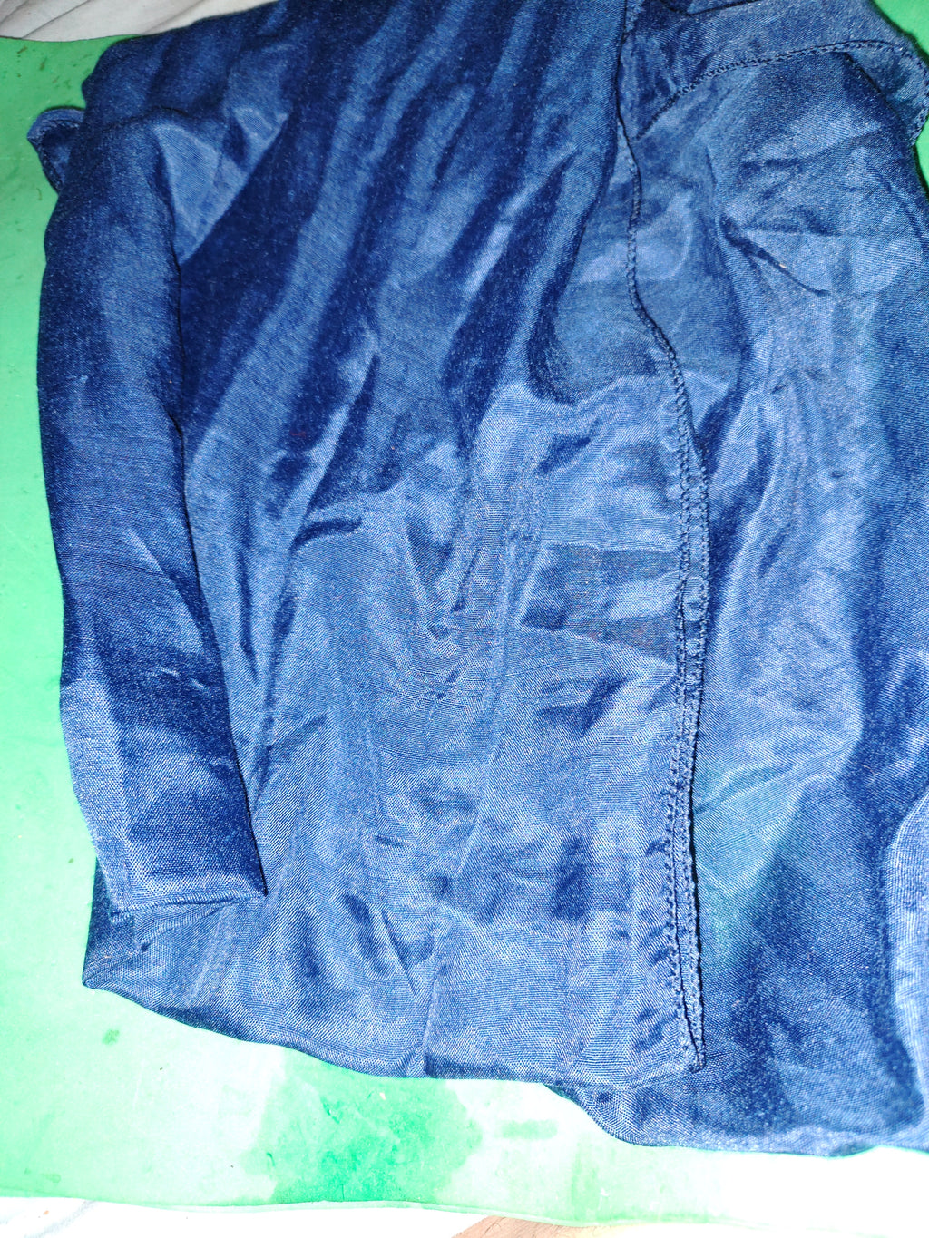Women dark blue scarf