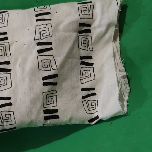 Black and white design fabric