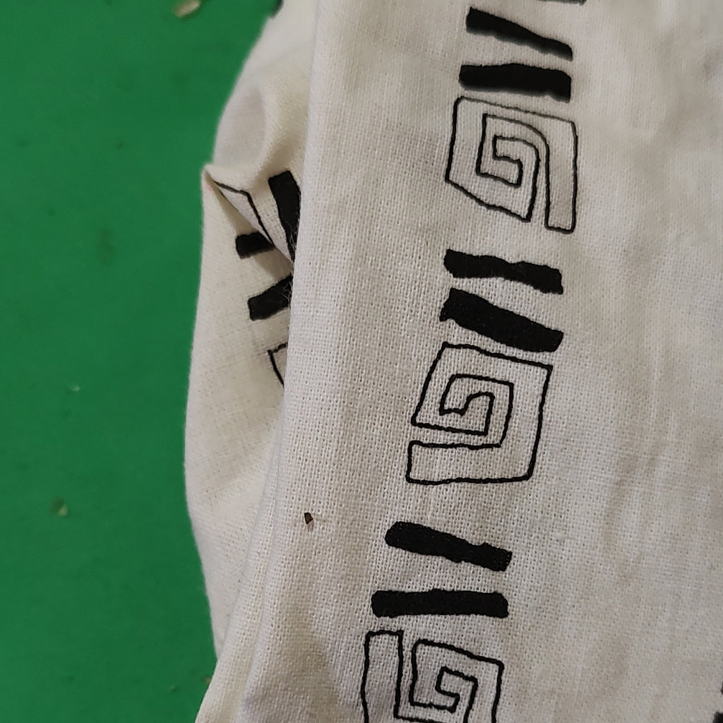 Black and white design fabric